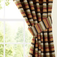 Blazing Needles 63inch by 52inch Patterned Jacquard Chenille Curtain Panels Set of 2