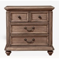 Alpine Furniture Melbourne 2 Drawer Nightstand