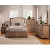 Alpine Furniture Melbourne 2 Drawer Nightstand