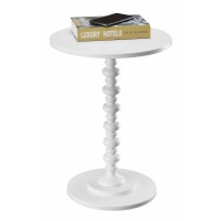 Convenience Concepts Palm Beach Spindle Table White