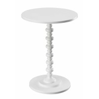 Convenience Concepts Palm Beach Spindle Table White