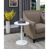 Convenience Concepts Palm Beach Spindle Table White