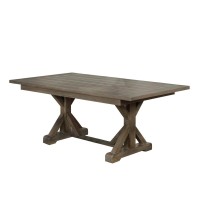 72L Brown Wood Dining Table