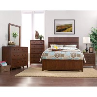 Alpine Furniture Loft Eastern King Panel Bed