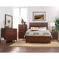 Alpine Furniture Loft Eastern King Panel Bed