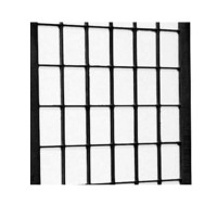 Legacy Decor 3 Panels Room Divider Privacy Screen Partition Shoji Style 6 Ft Tall Black Finish