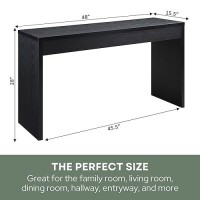 Convenience Concepts Northfield Hall Console Desk Table, 48(L) X 15.5(W) X 28