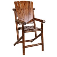 Char-Log Bar Arm Chair