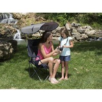 Kelsyus Original Canopy Chair - Foldable Chair For Camping, Tailgates, And Outdoor Events - Navy Stripe, 37