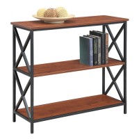 Convenience Concepts Tucson 3 Tier Bookcase Black Cherry