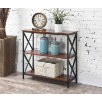 Convenience Concepts Tucson 3 Tier Bookcase Black Cherry