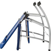 Kamp-Rite Folding Rocking Chair, Blue/Tan