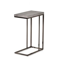 Lucia Chairside End Table w/Nickel