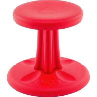 Kore Kids Preschool Wobble Chair - Flexible Seating Stool For Classroom, Preschool, Kindergarten & Elementary School - Age 4-5 Yrs, Red (12In)