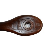 Furniture Rehab Lever Style Recliner Handle with Mahogany Finish fits Lazy Boy Star Hole for Tube