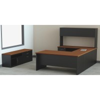 Lorell 2drawer Lateral Credenza 36 x 188 x 219 2 x Drawers A4 Legal Letter Lateral Ballbearing Suspension