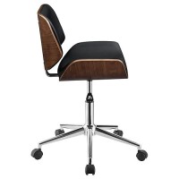 Coaster Home Furnishings Addington Adjustable Height Office Chair Black And Chrome