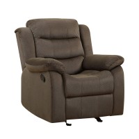 Rodman Casual Chocolate Glider Recliner