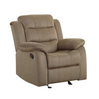 Rodman Casual Chocolate Glider Recliner