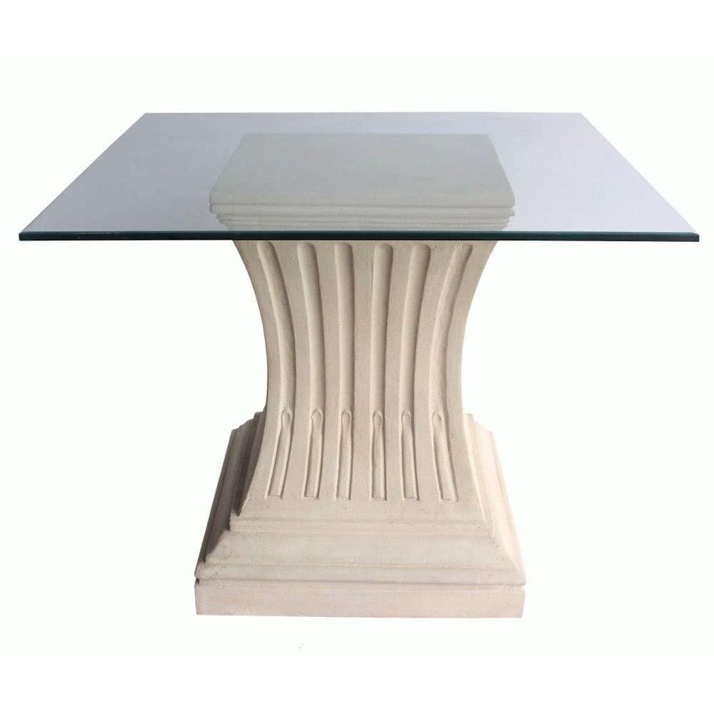 Anderson Teak Legacy Pedestal Dining Table In Natural Beige