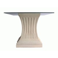 Anderson Teak Legacy Pedestal Dining Table In Natural Beige