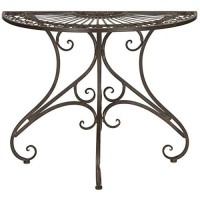 Safavieh Outdoor Collection Annalise Antique White Accent Table