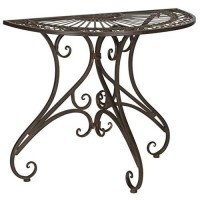 Safavieh Outdoor Collection Annalise Antique White Accent Table