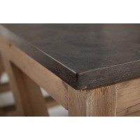 Blue Stone End Table