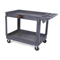 Wen 500-Pound Capacity 46 By 25.5-Inch Extra Wide Service Utility Cart