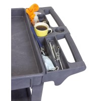 Wen 500-Pound Capacity 46 By 25.5-Inch Extra Wide Service Utility Cart