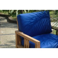 Anderson Teak Set-256 - No Cushion South Bay Deep Seating Collection