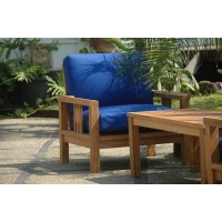 Anderson Teak Set-257 - No Cushion South Bay Deep Seating Collection