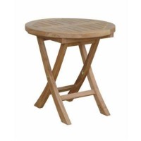Anderson Teak Tb-2020R Montage Round Side Table, 20