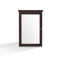 Lydia Mirrored Wall Cabinet Espresso