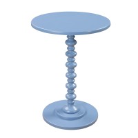 Convenience Concepts Palm Beach Spindle Table Blue