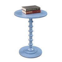 Convenience Concepts Palm Beach Spindle Table Blue