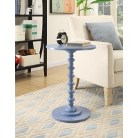 Convenience Concepts Palm Beach Spindle Table Blue