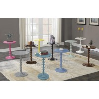 Convenience Concepts Palm Beach Spindle Table Blue