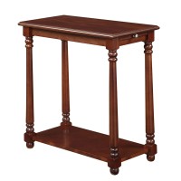 Convenience Concepts French Country Regent End Table, Mahogany