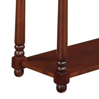 Convenience Concepts French Country Regent End Table, Mahogany