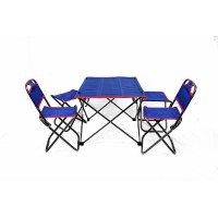 Outdoor Folding Table & Chairs Set