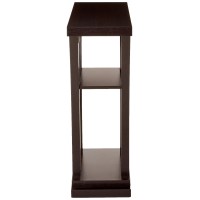 Crown Mark Draper Console Table, 11.5 In X 31.5 In X 33.8 In, Espresso