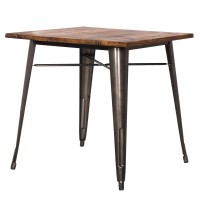 Metropolis Metal Dining Table