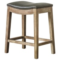 Elmo Bonded Leather Counter Stool