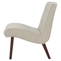 Alexis Fabric Slipper Chair