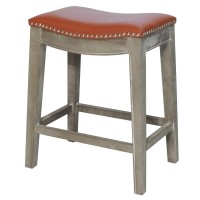 Elmo Bonded Leather Counter Stool