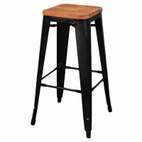 Metropolis Backless Bar Stool Set of 4