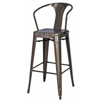 Metropolis Metal Counter Stool Set of 4