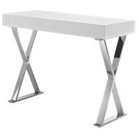 Modway Mo- Desk, Console Table, White