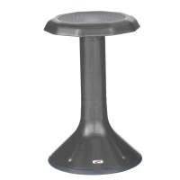 Ecr4Kids Ace Active Core Engagement Wobble Stool, 20-Inch Seat Height, Flexible Seating, Grey